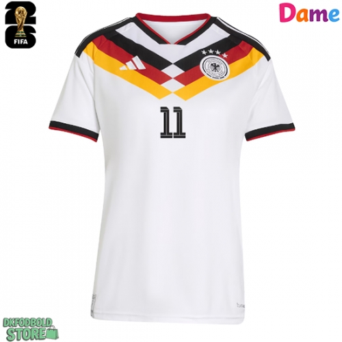 Tyskland Nick Woltemade #11 Replika Hjemmebanetrøje Dame VM 2026 Kortærmet